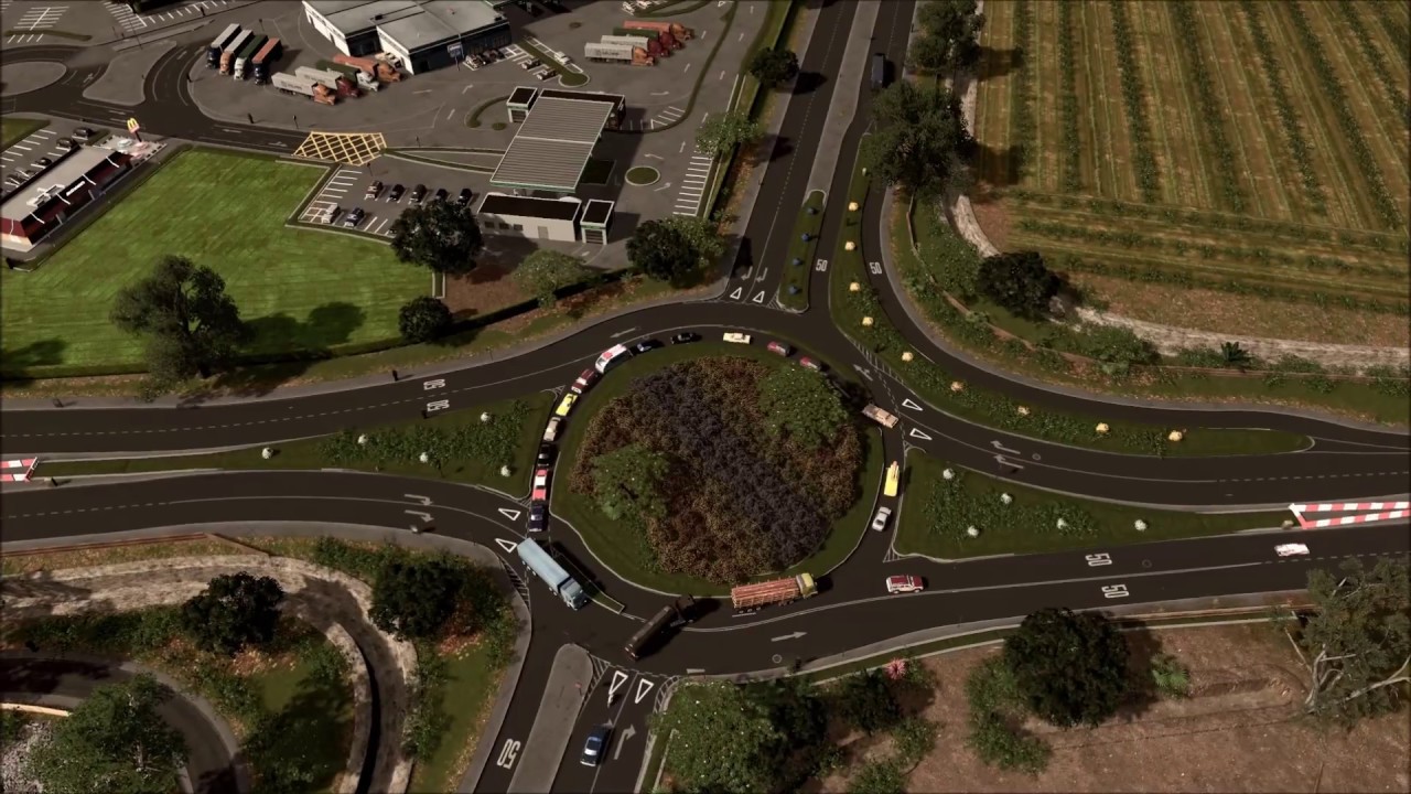 cities skylines all traffic one lane